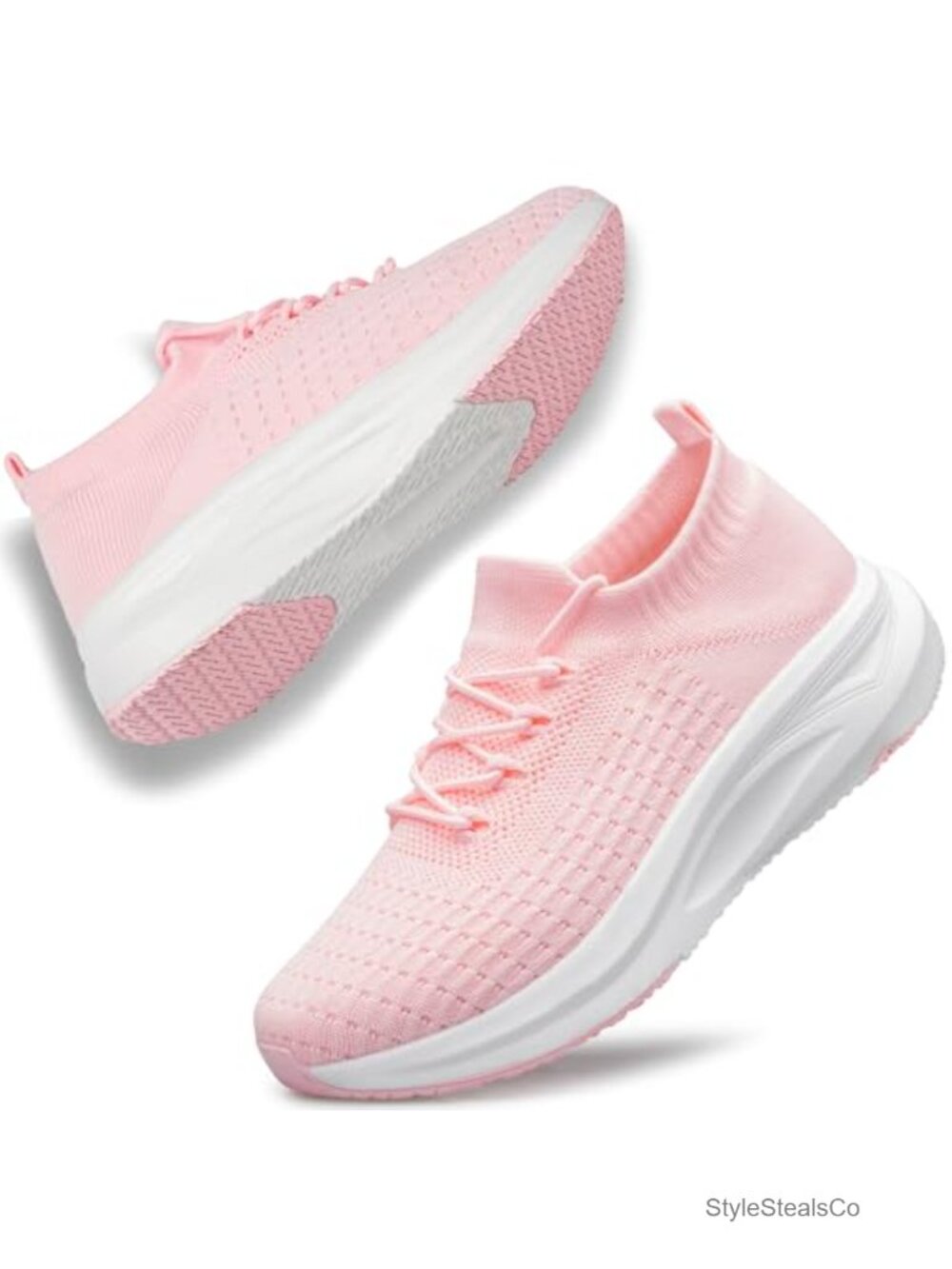 Slip on Walking Shoes Comfort Sock Shoes Non Slip Mesh Casual Running Sneakers